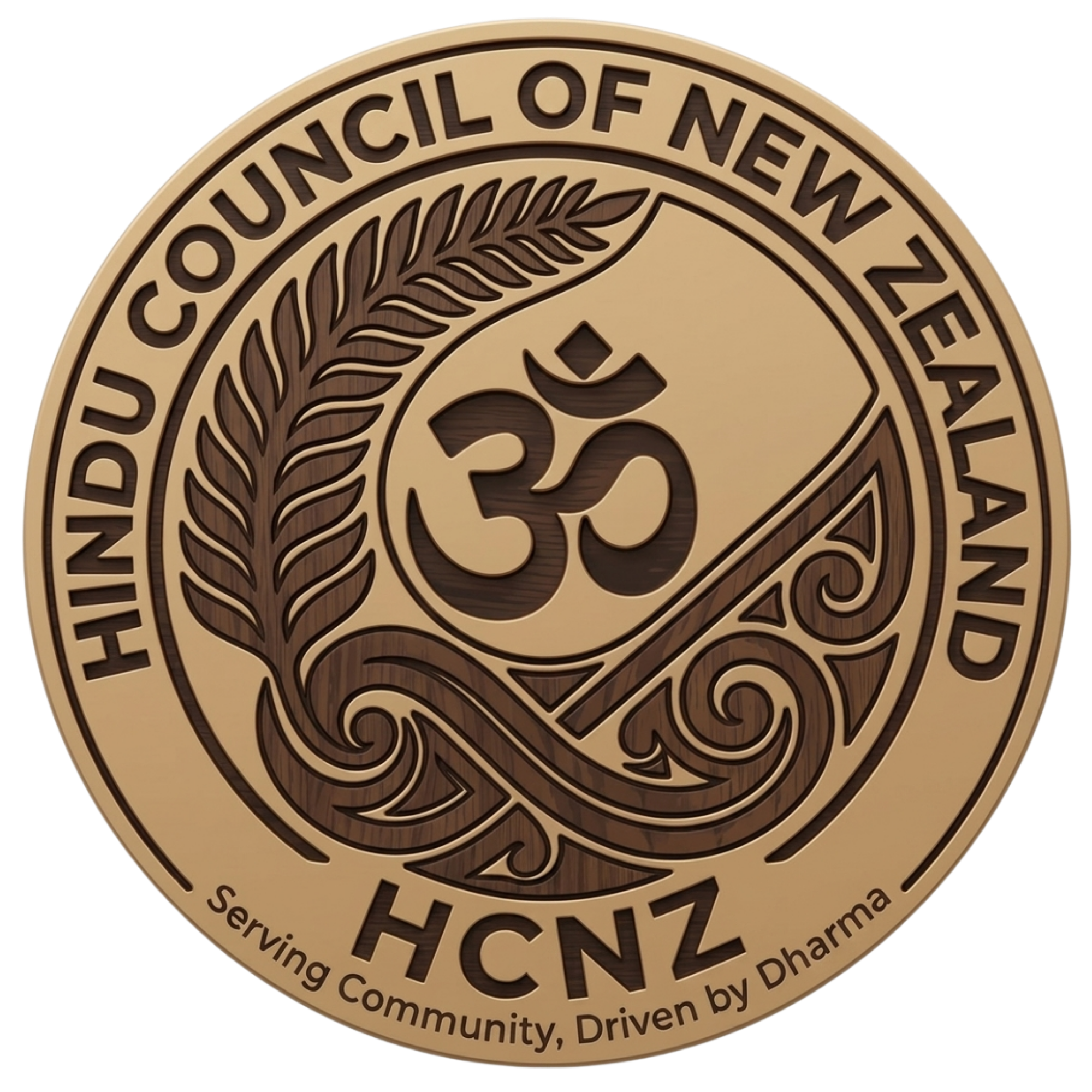 Hindu Council of New Zealand Colour Logo